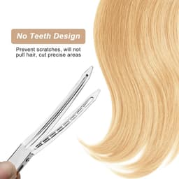 Roestvrije Metalen Duck Bill Haarspeldjes - 24 Stuks, 3,5 Inch - Ideaal voor Kapsels en Styling — thumbnail 3