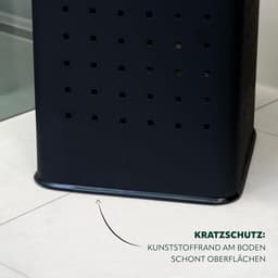 Hoekige wasmand 50 liter met uitneembare waszak en deksel — thumbnail 4