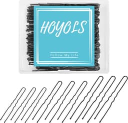 Zwarte U-vormige Haarspelden voor Kapsels en Kapsels - 150 Stuks — thumbnail 1