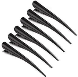 YiXuTag Pack of 6 Duckbill Hairpins, Metal Hair Clips for Styling, Partition Clips, Hairpins, Hairdresser, Hairpins, Non-Slip, Duck Bill, Hairpins with Teeth, Non-Slip Crocodile Hairpin — thumbnail 1