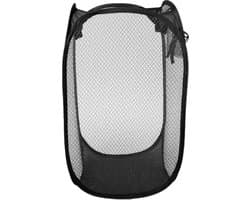Opvouwbare Wasmand KYOT0 - Grijs - Lichtgewicht - Polyester - 50 x 30 cm - Foldable Laundry Basket - Waszak - Handig op vakantie / Camping — afbeelding 1