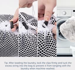 Waszak voor de wasmachine - Bovenkleding Lingerie Sokken Panty's Kousen - 3-delige set — thumbnail 2