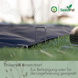 Grondankers anti-roestharingen 100 stuks - 150 mm lang 36 mm breed Ø 3 mm | voor camping outdoor tuinvlies (100) — thumbnail 4