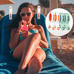 8 stuks grote handdoekklemmen voor strandstoelen, winddichte wasknijpers, strandhanddoekklemmen, badhanddoekklemmen, stabiele handdoekclips voor ligstoelen, zwembad, stoel, ligbed, beddengoed, kleding — thumbnail 5