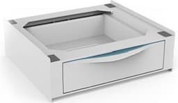 Meliconi Basetorre Extra - D55 x H20 cm - Uitneembare Lade - Stapelset - Antislip - Compatibel met alle wasmachines met een diepte van min. 45 cm - Wasmachineonderdeel & -accessoire - Wit — thumbnail 4