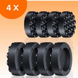 FLOOQ Wasmachine Dempers Pro Upgraded - Wasmachine Verhoger - Geschikt voor Wasmachine en Droger - 4 stuks — thumbnail 1