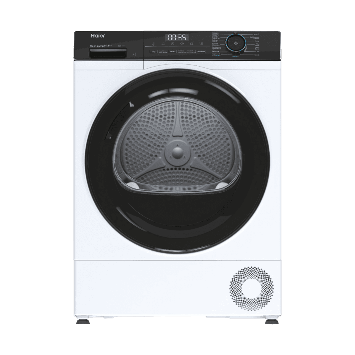HAIER HD90-A3939E I-PRO - Warmtepompdroger - 9 kg - 64 dB - Energielabel C — afbeelding 1