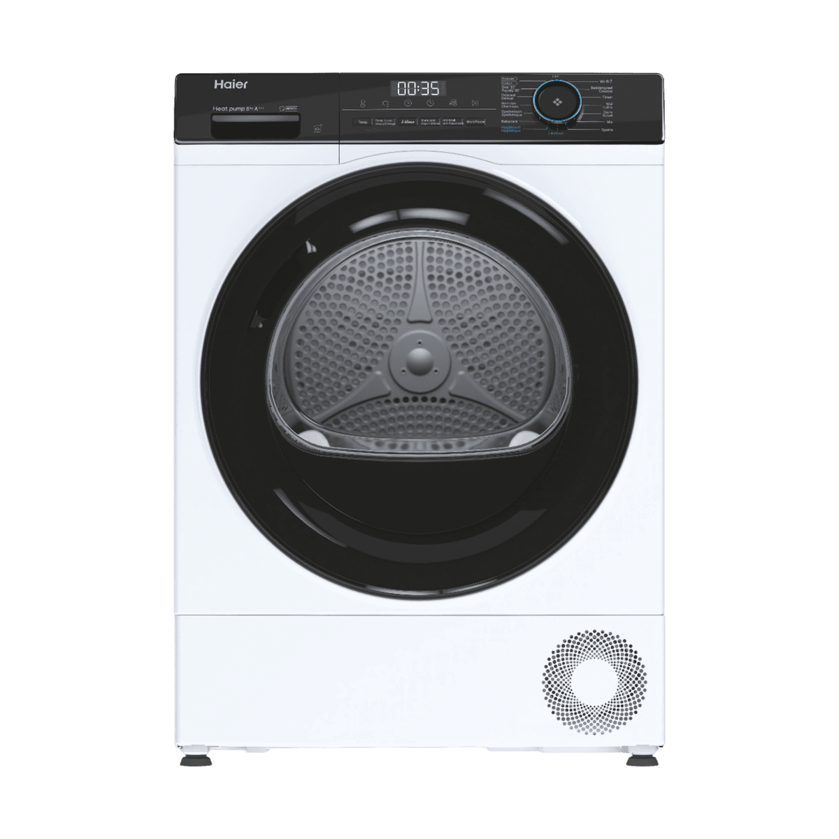 HAIER HD80-A3939EDF I-PRO3 - Warmtepompdroger - 8 kg - 64 dB - Energielabel C — afbeelding 1