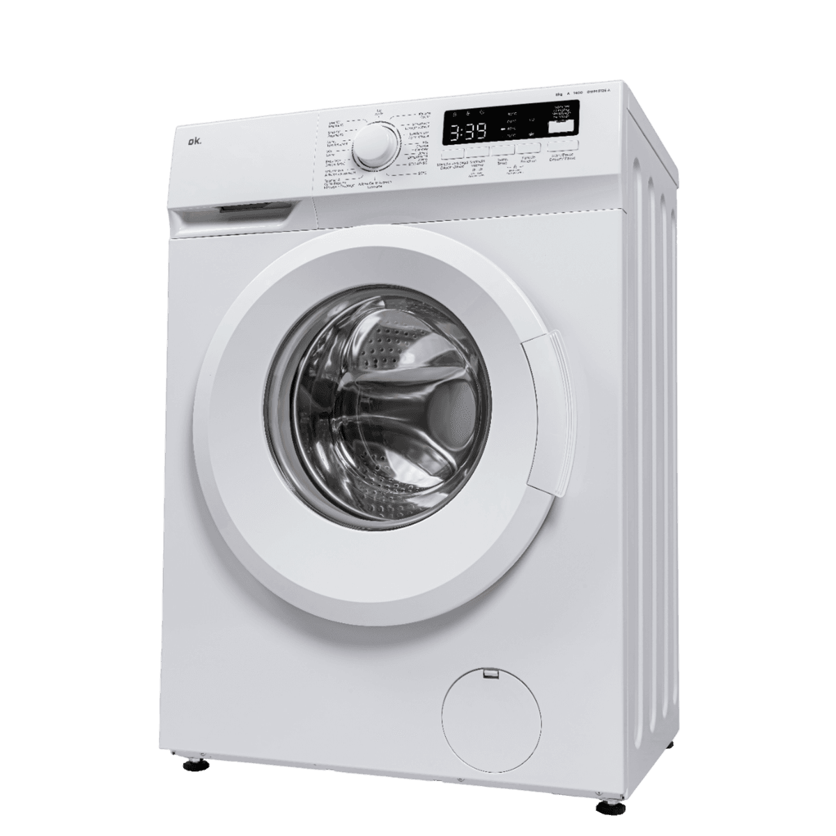 OK. OWM 8126 - Wasmachine Voorlader - 8 kg - 1400 rpm - 76 dB — afbeelding 1