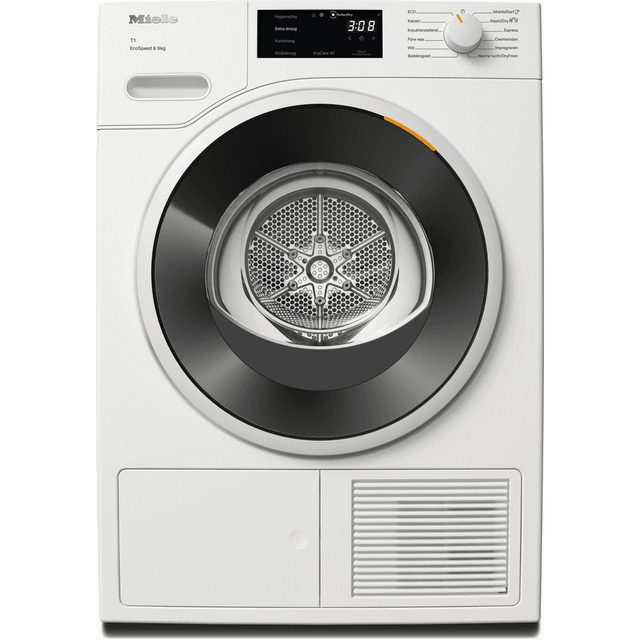 MIELE TWD 640 WP EcoSpeed - Warmtepompdroger - 9 kg - 64 dB - Energielabel C