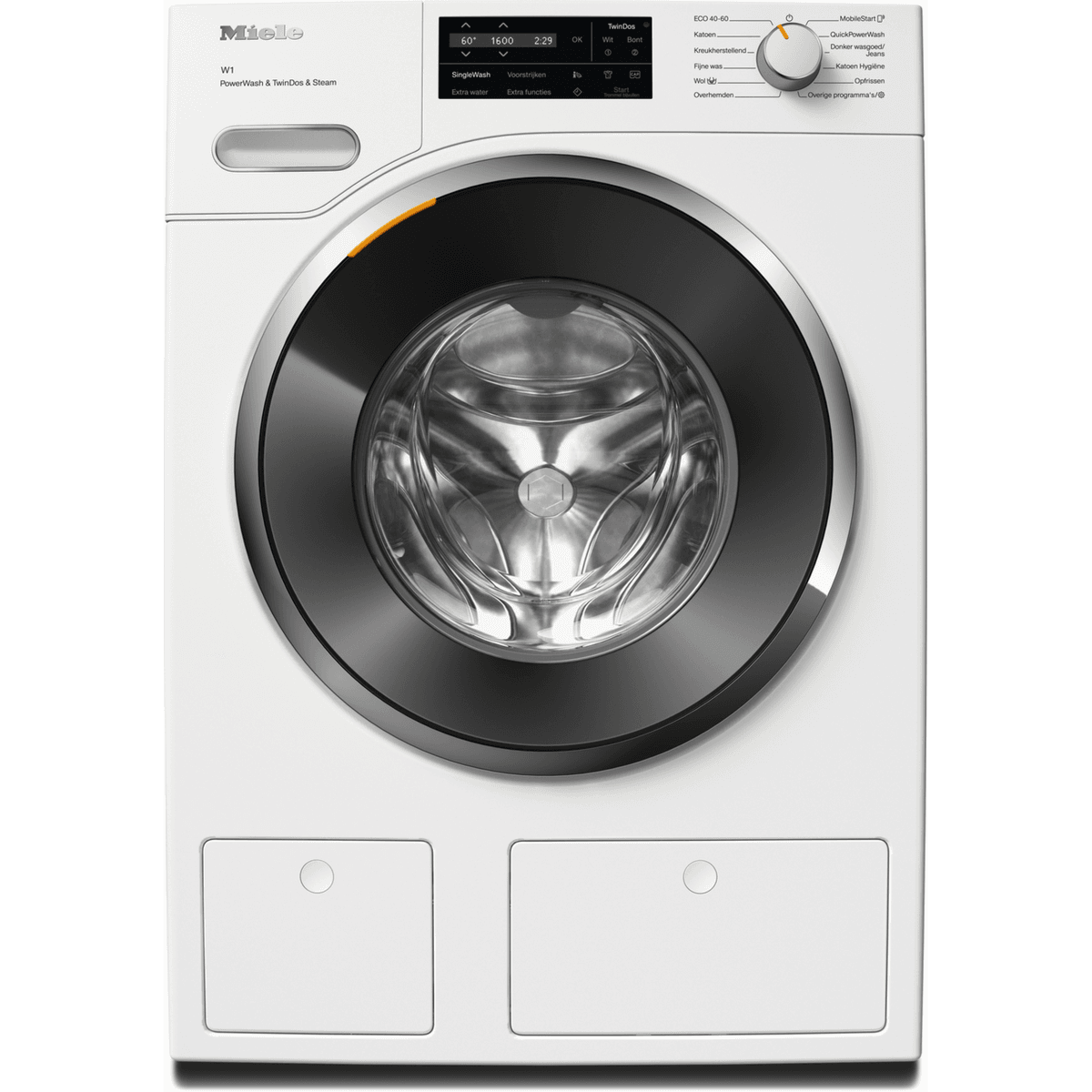 MIELE WWJ 880 WCS PowerWash TwinDos - Wasmachine Voorlader - 9 kg - 1600 rpm - 68 dB - automatisch doseren — afbeelding 1