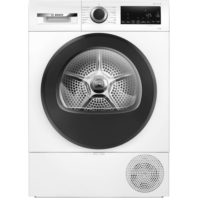 BOSCH WQG133DMNL Warmtepompdroger 8 kg - 63 dB - Energielabel C