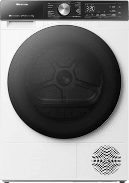 HISENSE Warmtepompdroger DH5S102BW - 10 kg - 64 dB - Energielabel C
