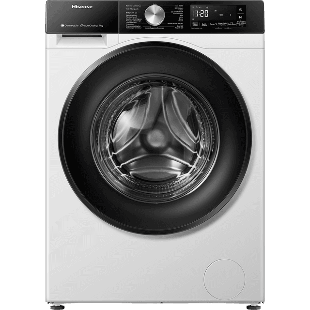 HISENSE WF3S9045BW3/BLX - Wasmachine Voorlader - 9 kg - 1400 rpm - 72 dB - automatisch doseren