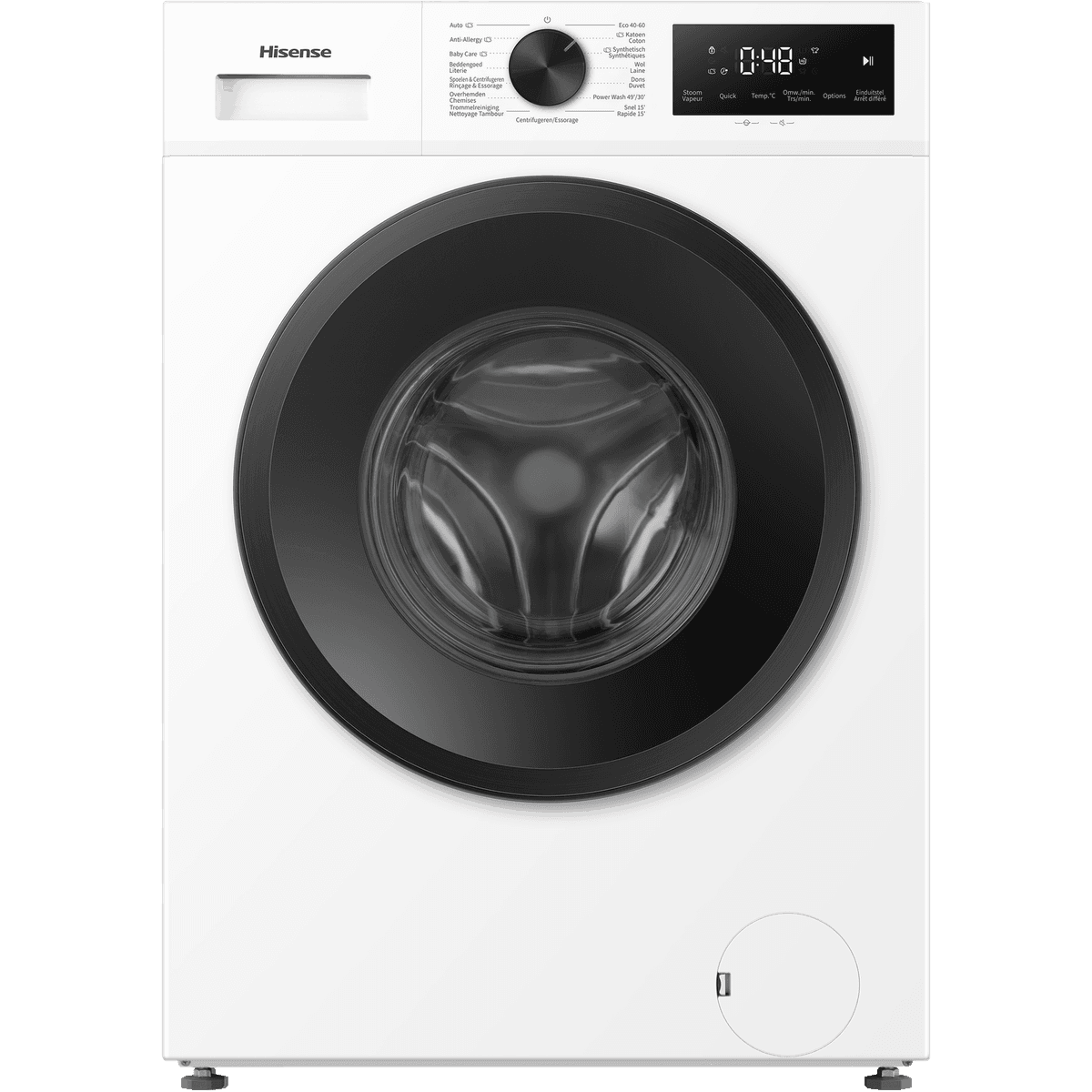 HISENSE WF1I8042BWPNB/X - 8 kg - 1400 rpm - 72 dB Wasmachine (8 kg, 1400 rpm, A) — afbeelding 1