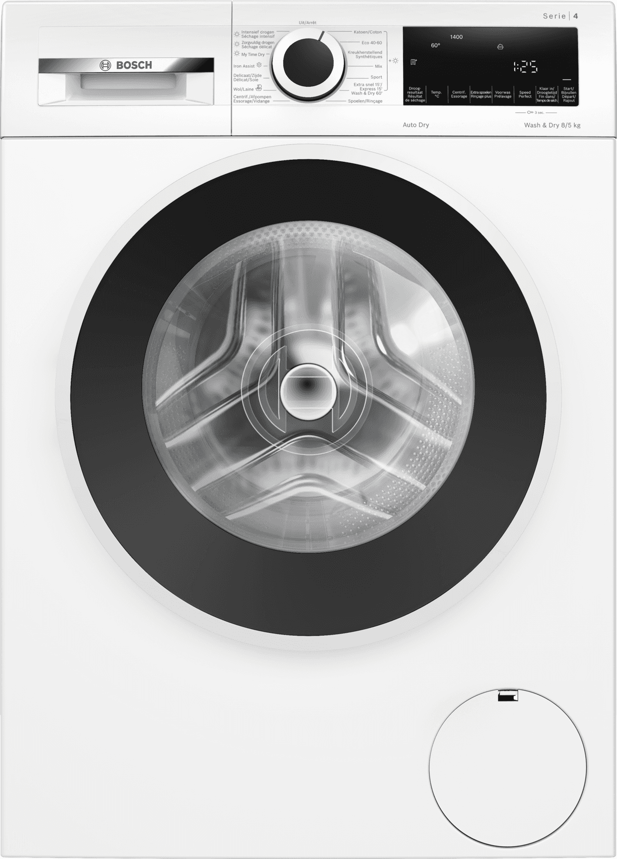 BOSCH WNA13401NL - 8 kg + 5 kg - 1400 rpm - 47 dB Was-droogcombinatie — afbeelding 1