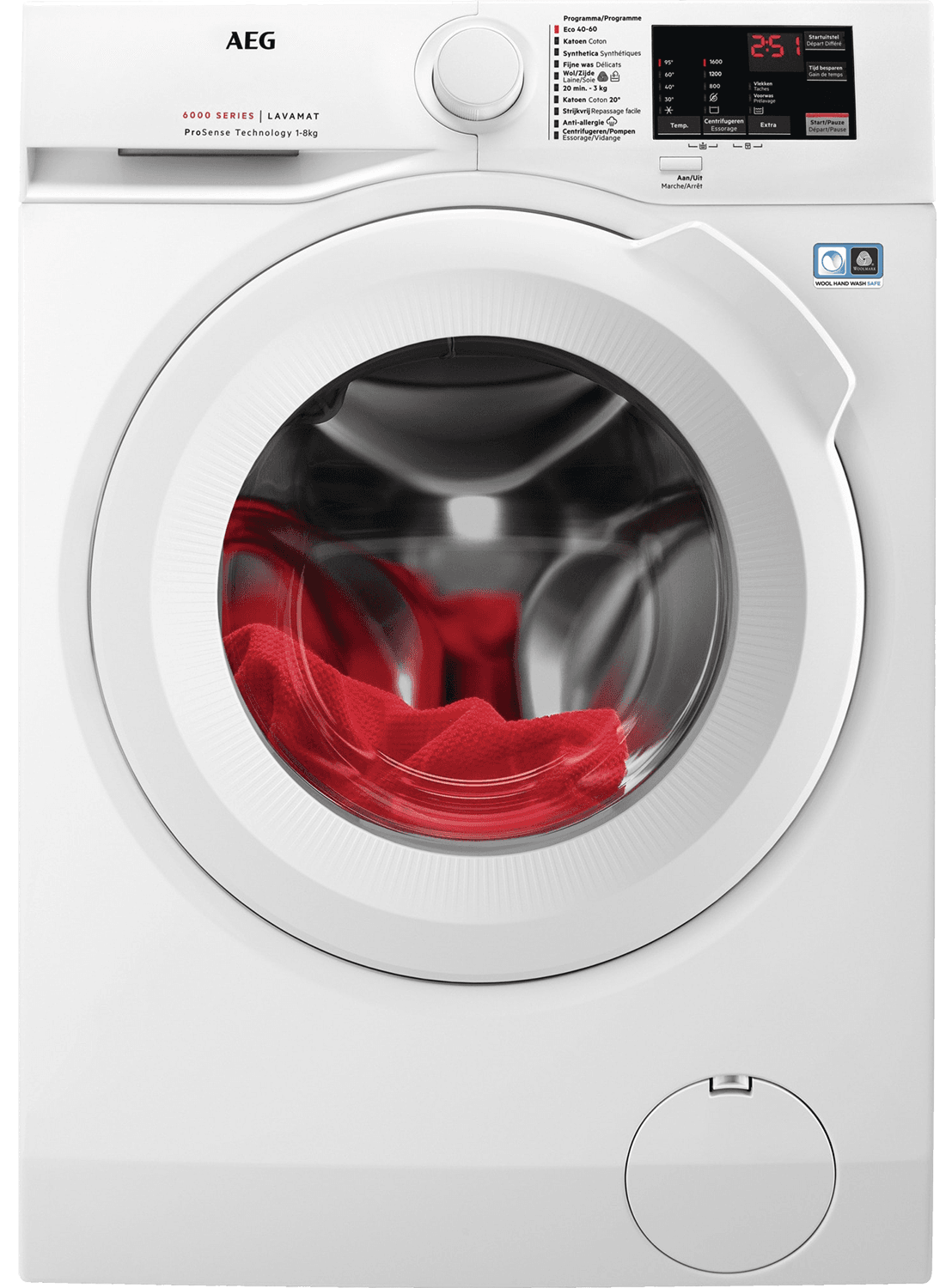 AEG LF6284M ProSense - Wasmachine Voorlader - 8 kg - 1400 rpm - 74 dB — afbeelding 1