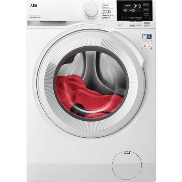 AEG LR73S862 Wasmachine – 7000-serie – ProSteam – 8 kg – 1600 rpm – PreciseWash – Inverter Motor+ – Energieklasse A-30% – Wit