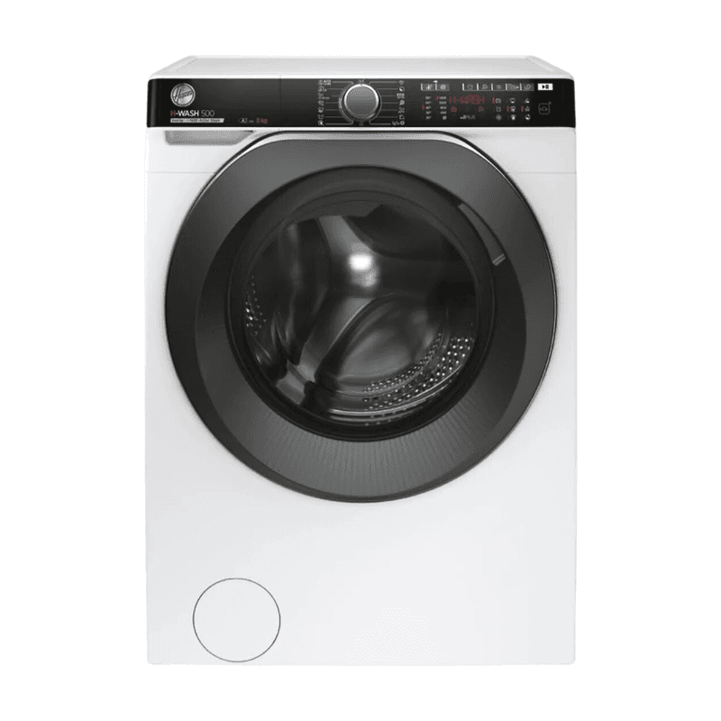 Hoover HWP 48AMBC7/1-S voorlader wasmachines, vrijstaand, 8 kg, 1400 RPM, klasse A, wit — afbeelding 1