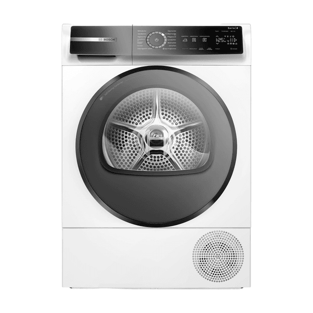 Bosch WQB245B40 Warmtepompdroger, Serie 8, 9 kg, AutoDry, Sensitive Drying, Wit – Energieklasse B (Duits paneel)