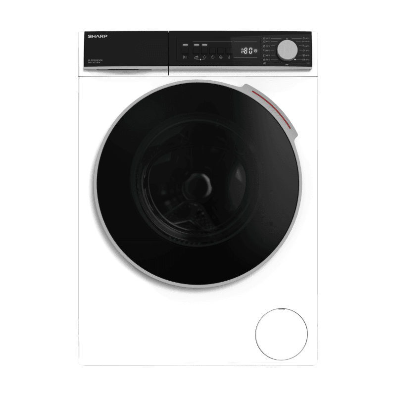 SHARP Wasmachine - 8 kg. 1400 rpm, Energieklasse A (-20%), DoubleJet-technologie, Invertermotor, Wit, ESNFB814CWDACB — afbeelding 1