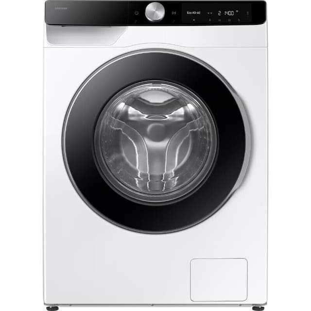 Samsung WW90DG6U85LKU3 vrijstaande wasmachine - 9 kg capaciteit - 1400 tpm centrifugeersnelheid - Ecobubble-technologie - zilveren afwerking