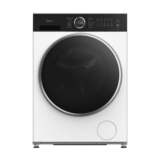 Midea MF205W80WBA30/W-NL Wasmachine 8 kg, 1400 tpm, A-30%, WiFi, Stoomfunctie, PowerMix, Health Guard, Wit