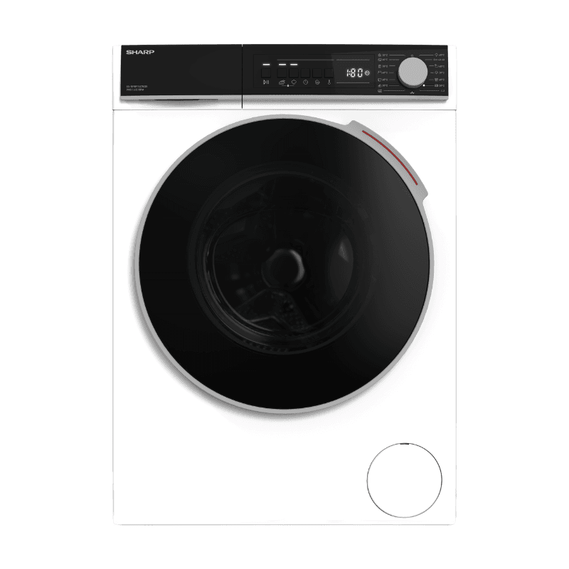 SHARP ESNFB914CWDACB - wasmachine - 9 kg - 1400 rpm - energieklasse A (-20%) - Steam+ - inverter motor - AquaStop - wit — afbeelding 1