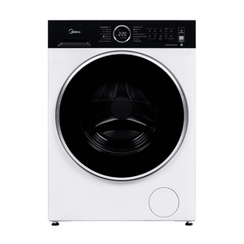 Midea MF205D80WB/W-NL Was-droogcombinatie 8/6 kg, 1400 tpm, WiFi, Stoomfunctie, Health Guard, Wit — afbeelding 1