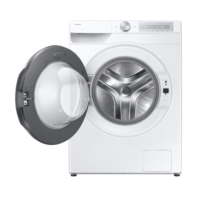 Samsung WD90HG6U94BEU3 Was-droogcombinatie – 9 kg wascapaciteit, 6 kg droogcapaciteit, 25 programma's, automatische dosering, wifi, wit