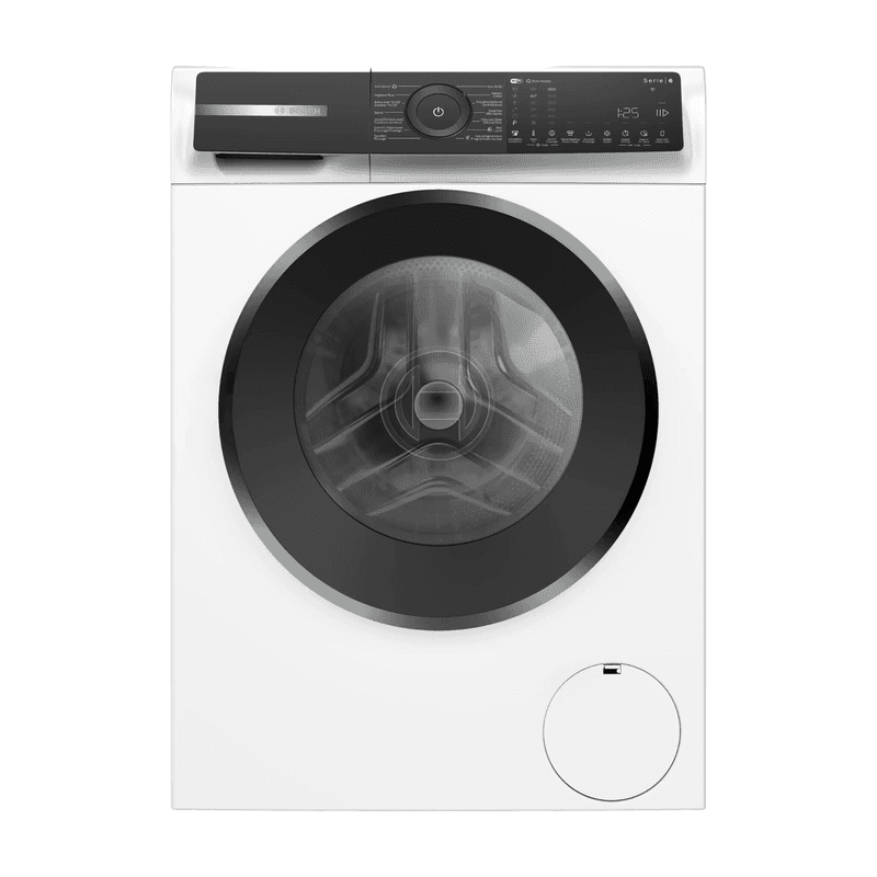 Bosch WGH25605FG Serie 6 Wasmachine, 10 kg, 1600 rpm, Energieklasse A, NL/FR paneel, Wit — afbeelding 1
