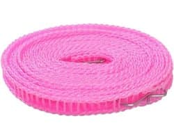 Waslijn 2 Stks 5/3 Meter Outdoor Waslijn Nylon Antislip Waslijn Touwen Reizen Zakelijk Winddicht Kleding Koord Lange Groen Blauw Roze 1 st (Roze 5M)