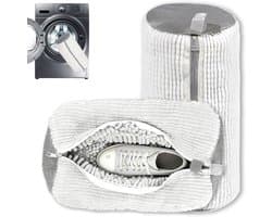 2 stuks schoenwaszakken voor sneakers, anti-vervorming, perfect voor bescherming van schoenen (wit)
