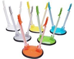 Baggy Rack Set - Zakhouder Keuken - Voedsel Voorbereiden - Handsfree Clips - 6 Stuks - Multicolor — afbeelding 1
