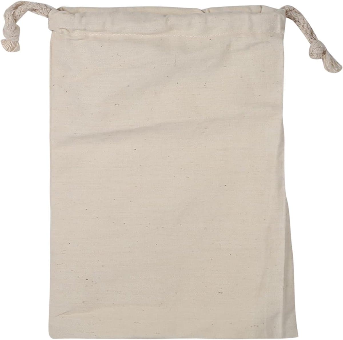 Opbergtas Katoenen tas met trekkoord Mousseline tas Katoenen opbergtas Canvas tas Katoenen draagtas voor handtassen Wasgoed Portemonnees Schoenen (30 * 40cm) — afbeelding 1