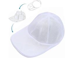 Wasrek voor baseballpetten, reinigingsrek voor petten, opvouwbaar rek voor petten voor de wasmachine en vaatwasser, beschermrek voor baseballpetten met wasframe