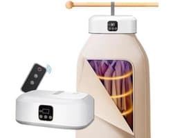 Compacte reisdroger - met UV-desinfectie en timer - Mini droger