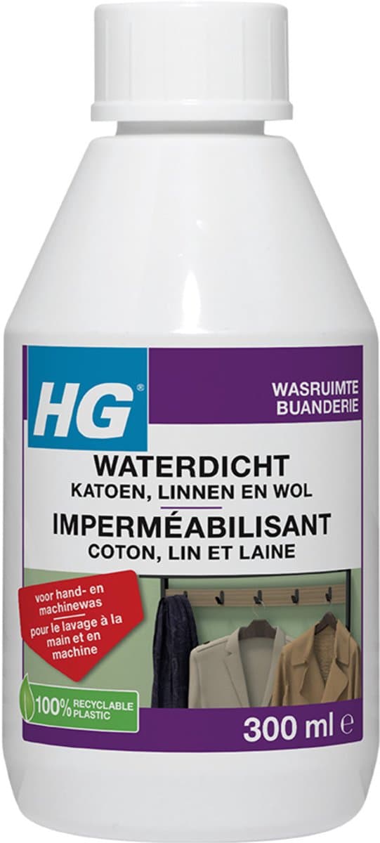 HG waterdicht katoen, linnen, wol en gemengde textielsoorten 300ml — afbeelding 1