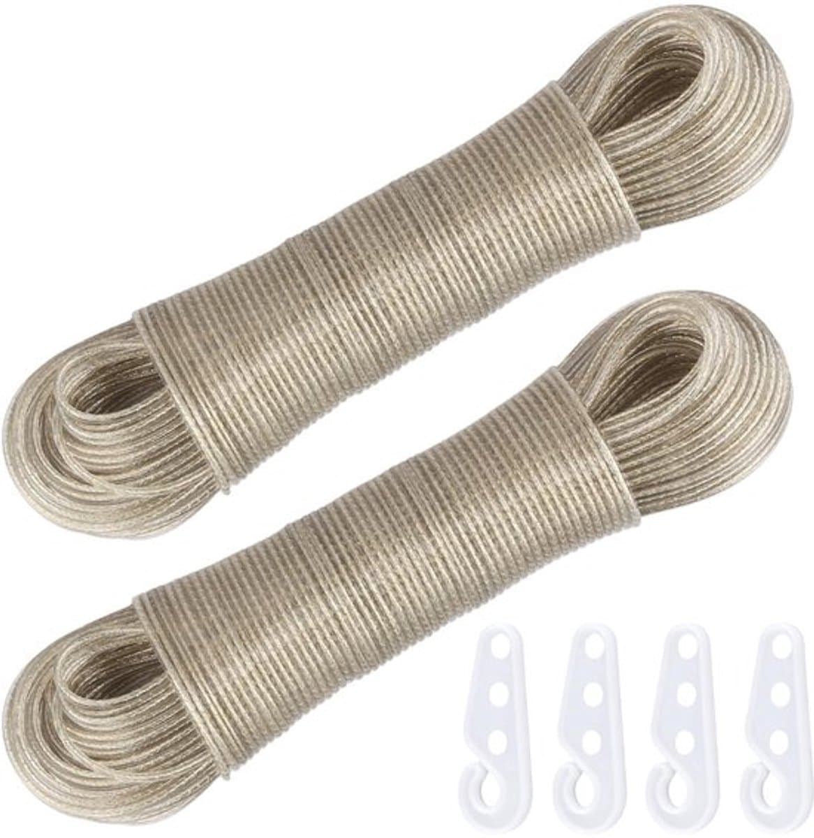 Waslijn Dailygoods 50 m stalen kern 3 mm — afbeelding 1
