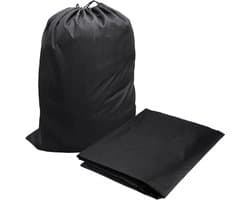 SnelShoppen - 2 Stuks 60 x 90cm Waterdichte Waszakken met Koordsluiting, 120L Vouwbare Waszakken voor Reizen, Grote Capaciteit voor Camping en Slaapka