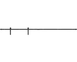 vidaXL - Ophangset - voor - schuifdeur - 213 - cm - koolstofstaal