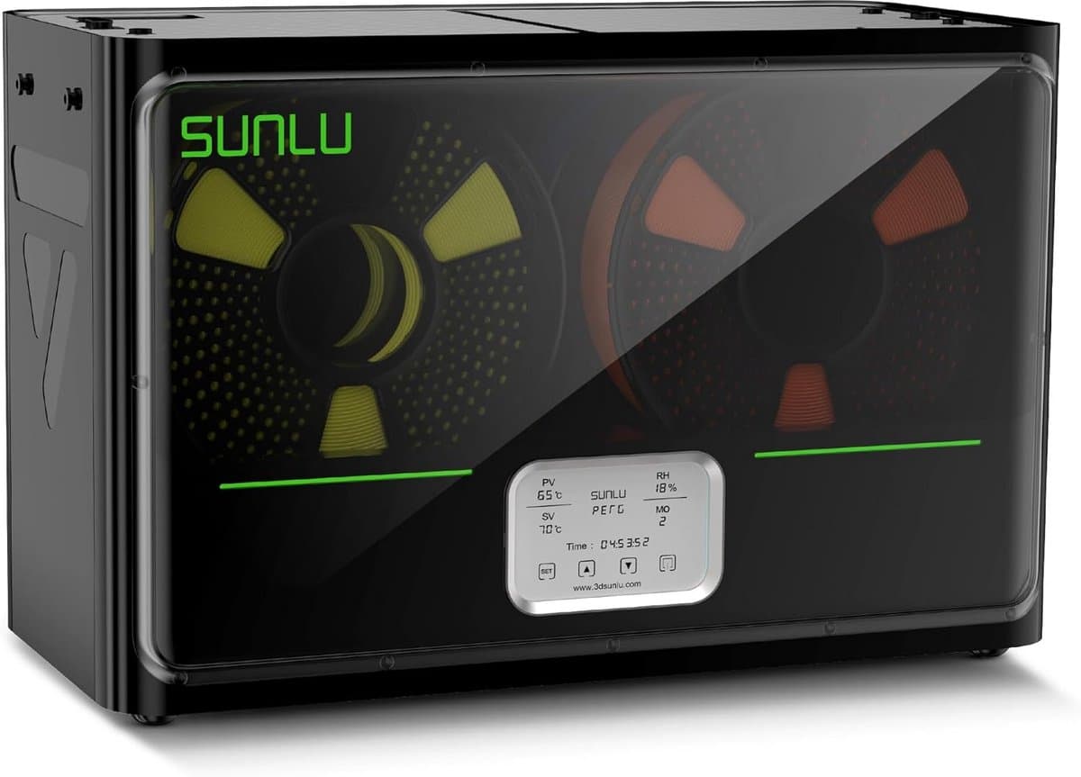 Filament Droger voor 3D Printers met Grote Capaciteit en Temperatuurregeling — afbeelding 1