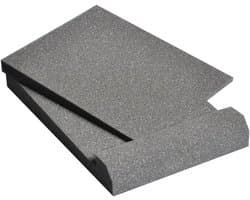 Subwoofer Isolatie Pad - Akoestische Demper - Geluidsverbetering - Hoge Dichtheid Schuim - 30x17x4 cm - Zwart