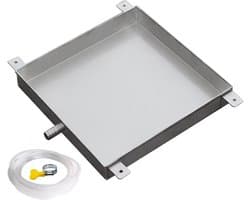 Opvangbak voor wasmachines, Vervanging van roestvrijstalen AC-afvoerbak for AC en wasmachine, meerdere maten(40x10cm(16x4in))