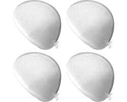 Ondersteunende wasnet voor bh's, 4-delige set voor wasmachine, ideaal voor delicate kleding en ondergoed (19x17 cm)