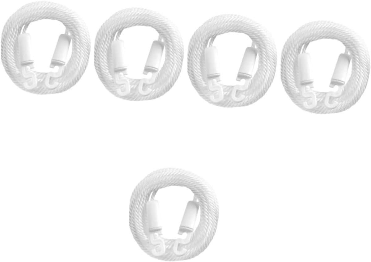 Waslijnen Set - Droogtouwen - Buiten Drogen - Antislip Ontwerp - 5 Stuks - Wit — afbeelding 1