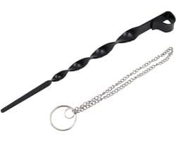 Grondanker voor Regenketting - Set van 1 - Sterk RVS met Zwarte Coating