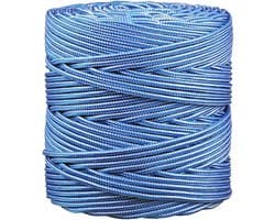 Waslijn Polypropyleen - Kledinglijn Touw - Buiten Wassen - Vochtbestendig Hoge Sterkte - 200 Meter Blauw