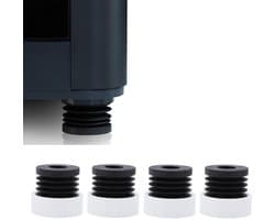 Dailygoods- Anti-vibratie Voeten Set van 4 - Trillingsdempers Wasmachine - Trillingsdempers Airco - Trillingsdempers Warmtepomp - Rubber Antislip Pads - Schokabsorberend en Stabiel