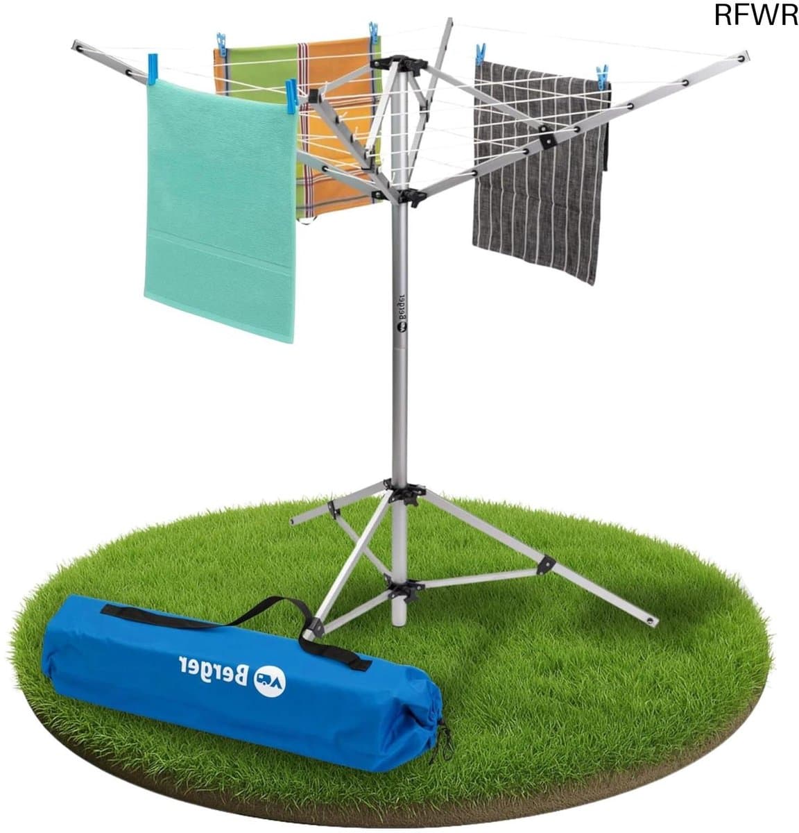 RFWR® Compacte Pop-Up Droogmolen voor binnen en buiten | Inklapbaar en Weerbestendig | Ideaal voor Camping — afbeelding 1